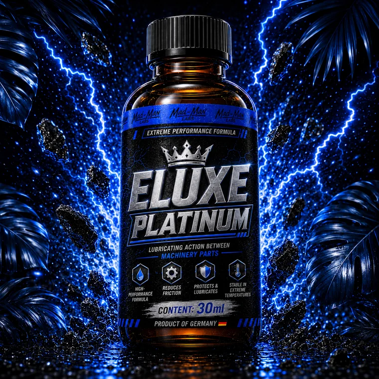 ELUXE Platinum 30ml machine oil lubricant bottle